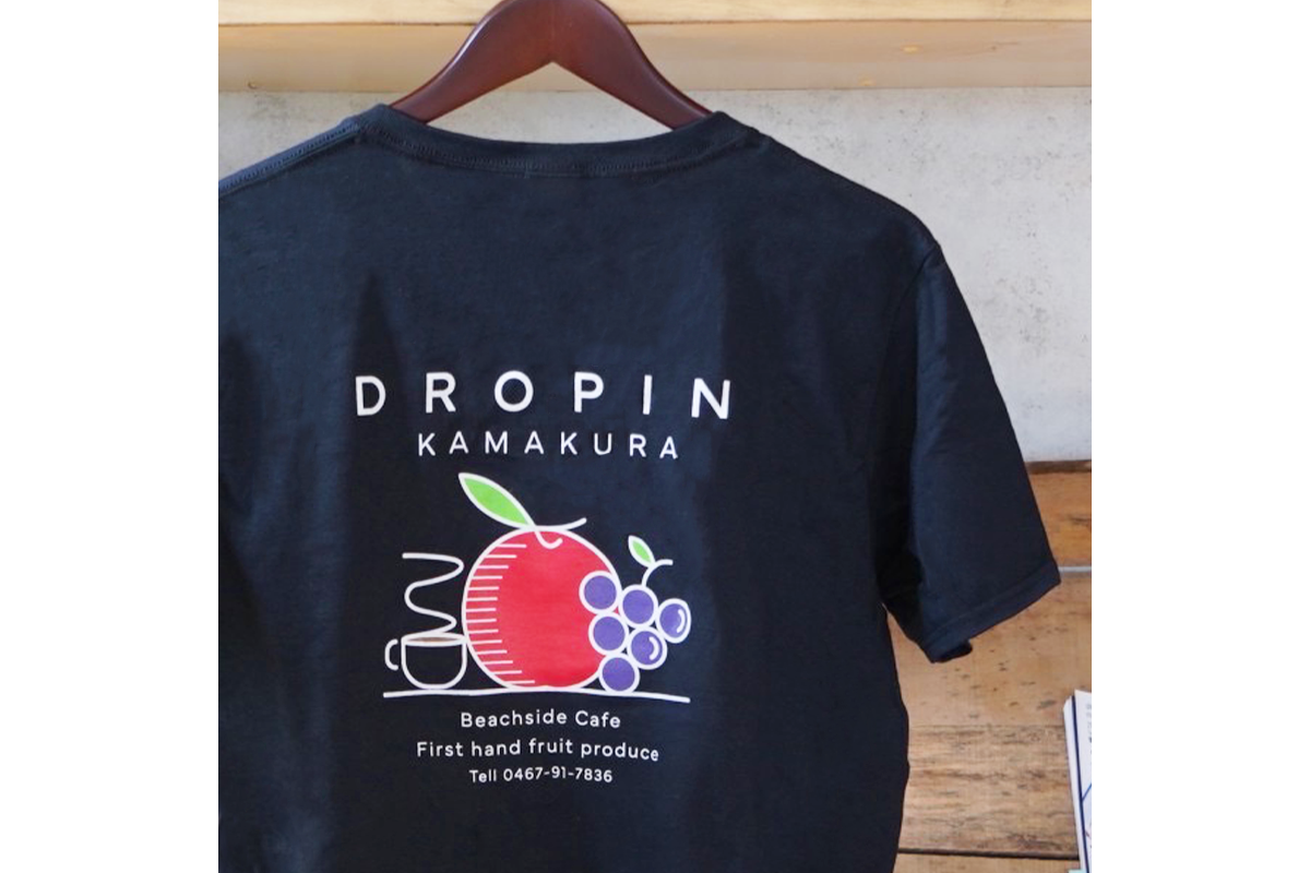 DROP INオリジナルTシャツ 【Black / L】